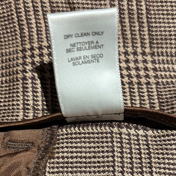 Michael Michael Kors Womens Plaid Trousers Size 14 Wool/Viscose - Picture 8 of 8